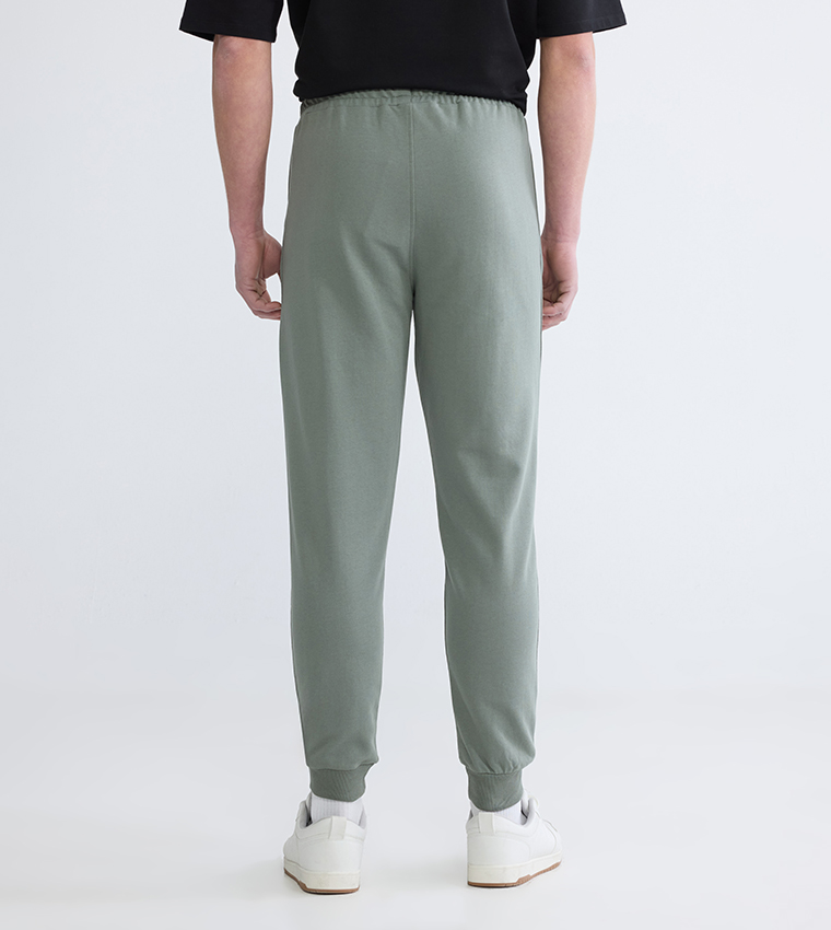 Drawstring Waist Regular Fit Joggers