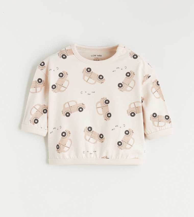 Printed Long Sleeves Clothing Set