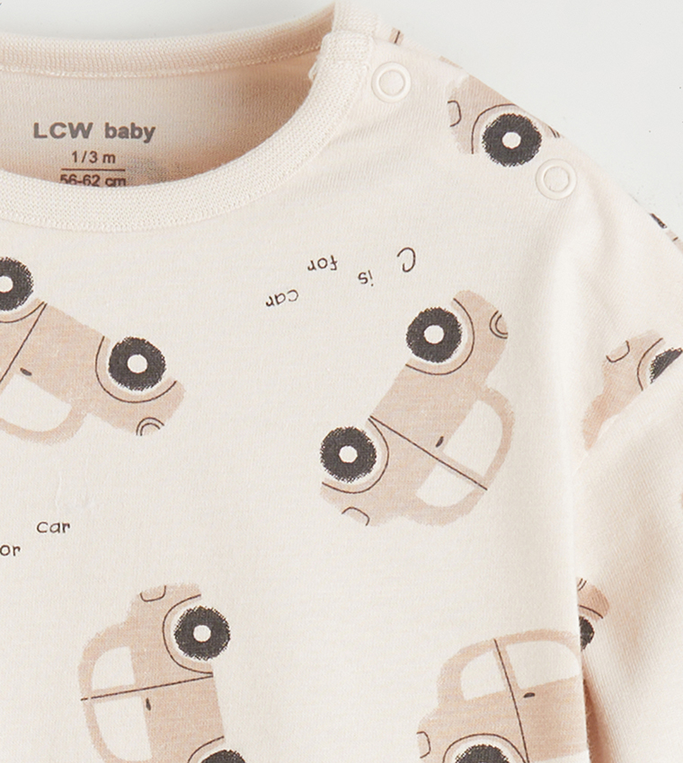 Printed Long Sleeves Clothing Set