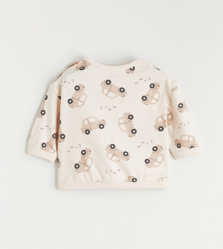 Printed Long Sleeves Clothing Set