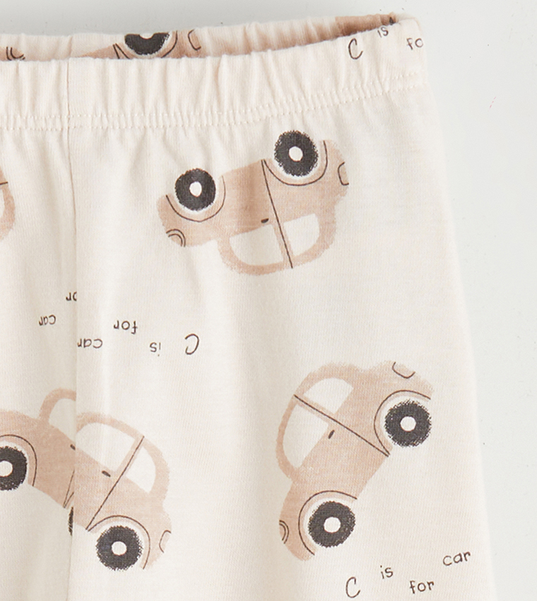 Printed Long Sleeves Clothing Set