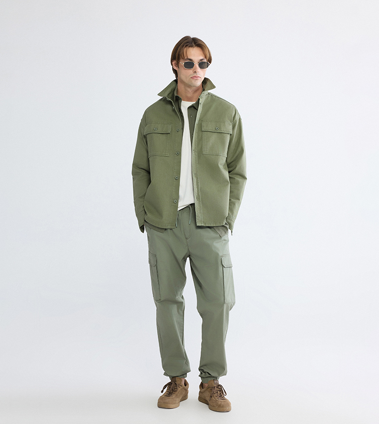 جوغر بوبلين بخصر متوسط