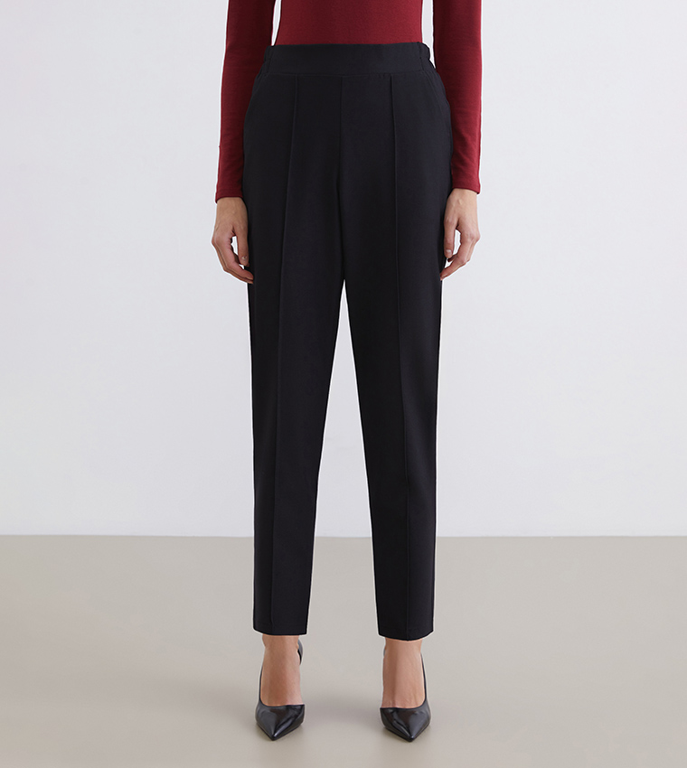 Seam Detail Slim Fit Trousers