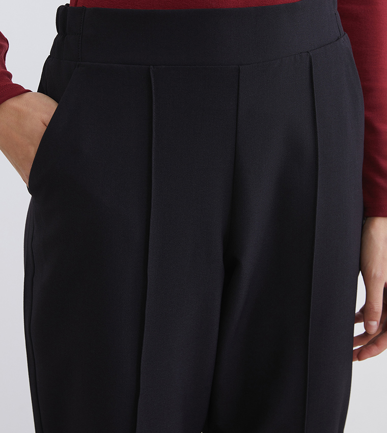 Seam Detail Slim Fit Trousers