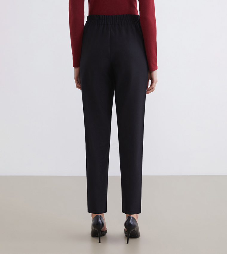 Seam Detail Slim Fit Trousers