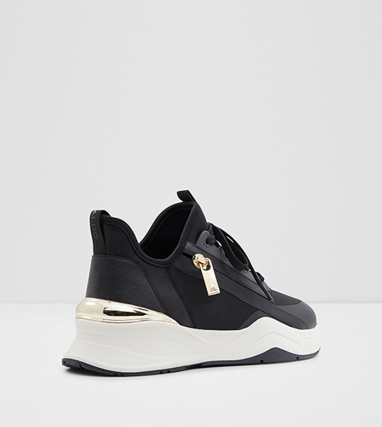 Labedar Lace Up Shoes With Zip Closure-Pillow Walk Collections 