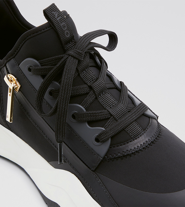 Labedar Lace Up Shoes With Zip Closure-Pillow Walk Collections 