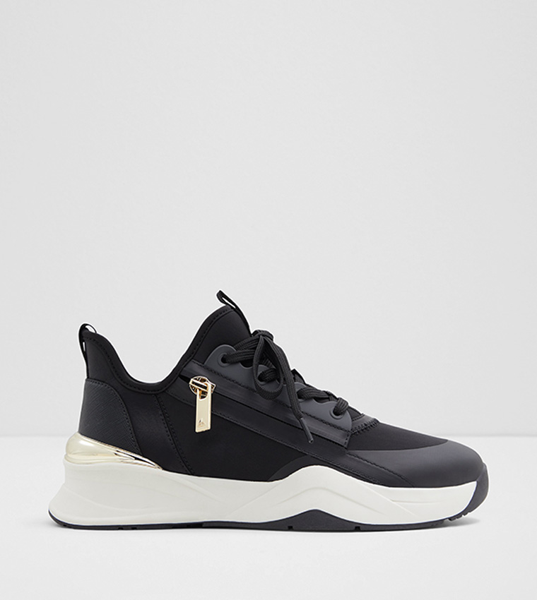 Labedar Lace Up Shoes With Zip Closure-Pillow Walk Collections 