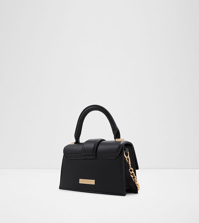 LABOHEME Chain Detail Top Handle Bag