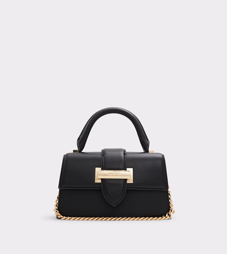 LABOHEME Chain Detail Top Handle Bag