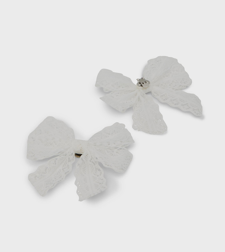 LABOUCLE Multipack Lace Bow Shoe Charms