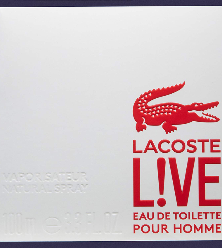 Buy Lacoste Lacoste Live EDT 100ml White In White 6thStreet UAE