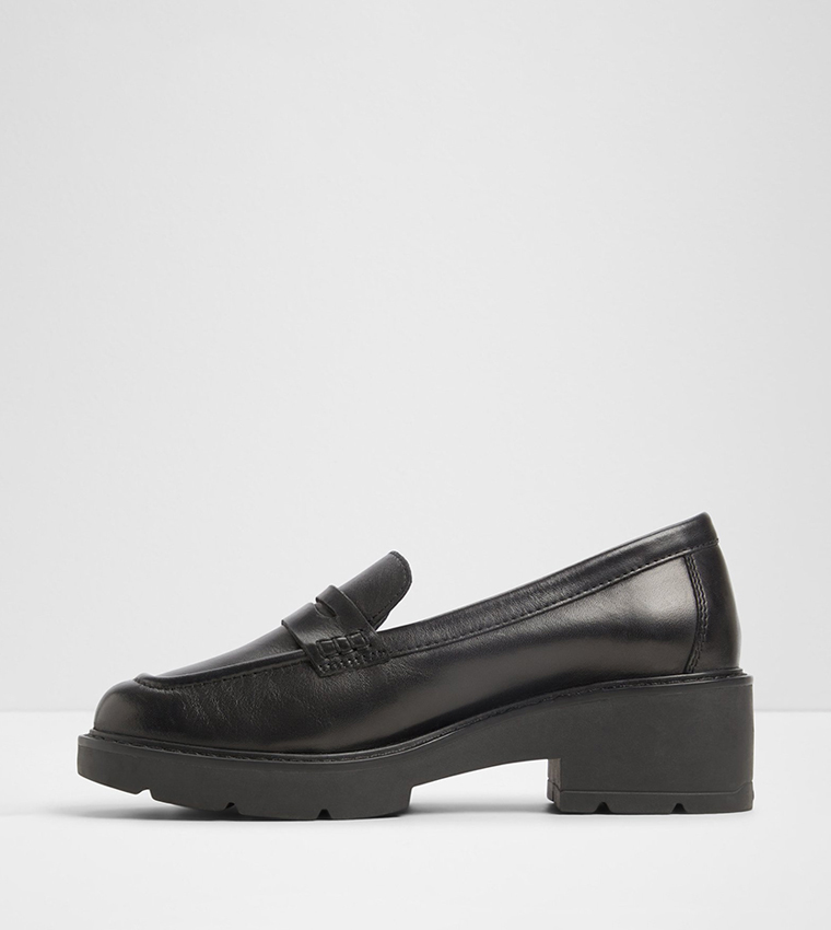LAELDAR-IN Textured Penny Loafers