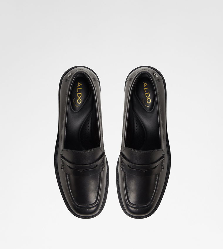 LAELDAR-IN Textured Penny Loafers