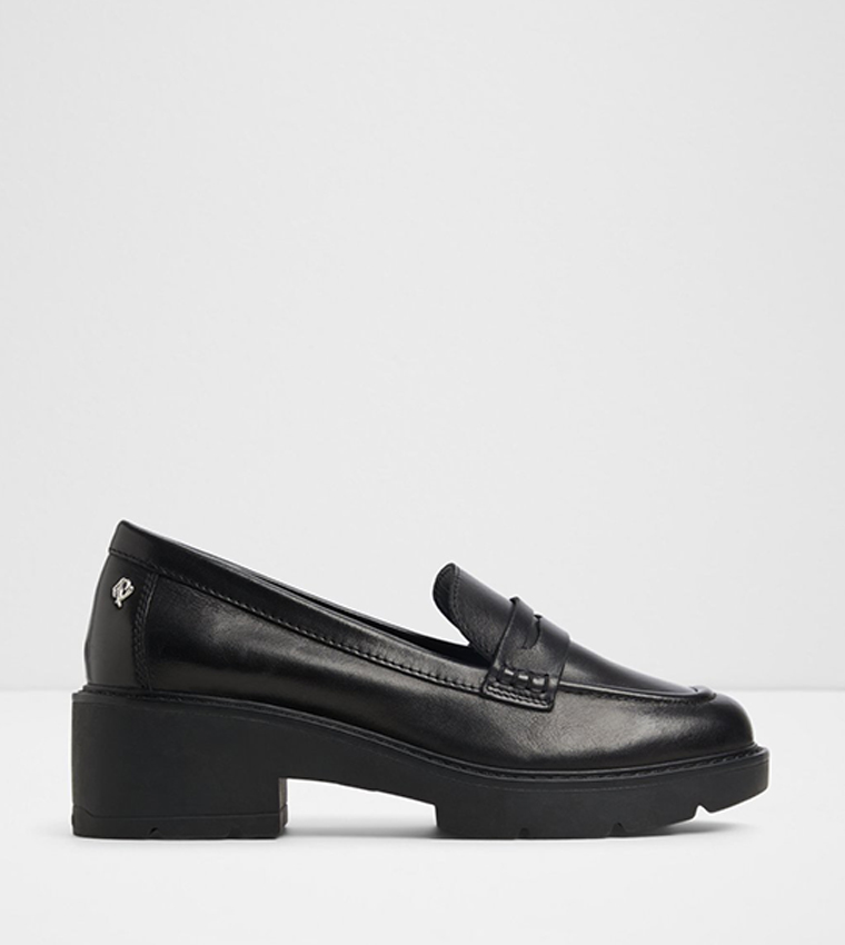 LAELDAR-IN Textured Penny Loafers