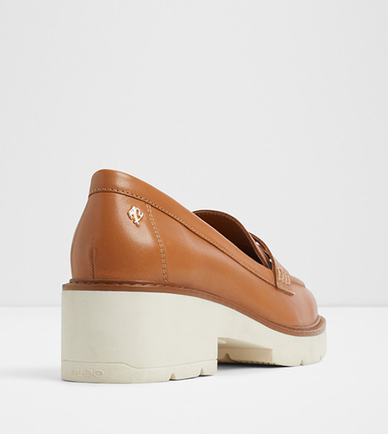 LAELDAR-IN Textured Penny Loafers