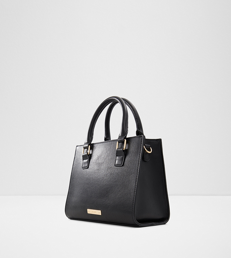Buy Aldo LAERIN Logo Detail Satchel Bag In Black | 6thStreet UAE