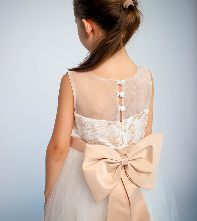 Lace Applique Ball Gown