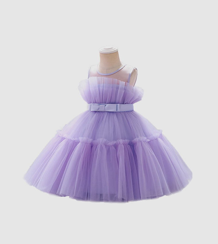 Toddler Girl's Ruffled Tulle Dress
