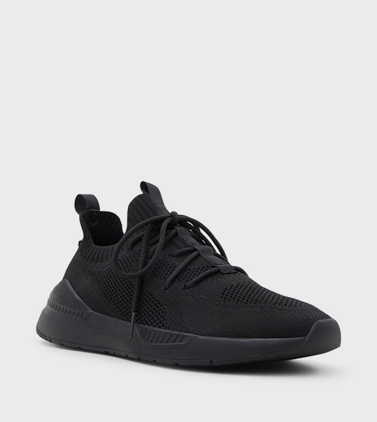 LANCER Knitted Lace Up Sneakers