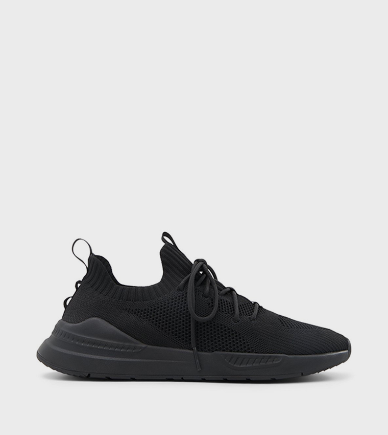 LANCER Knitted Lace Up Sneakers