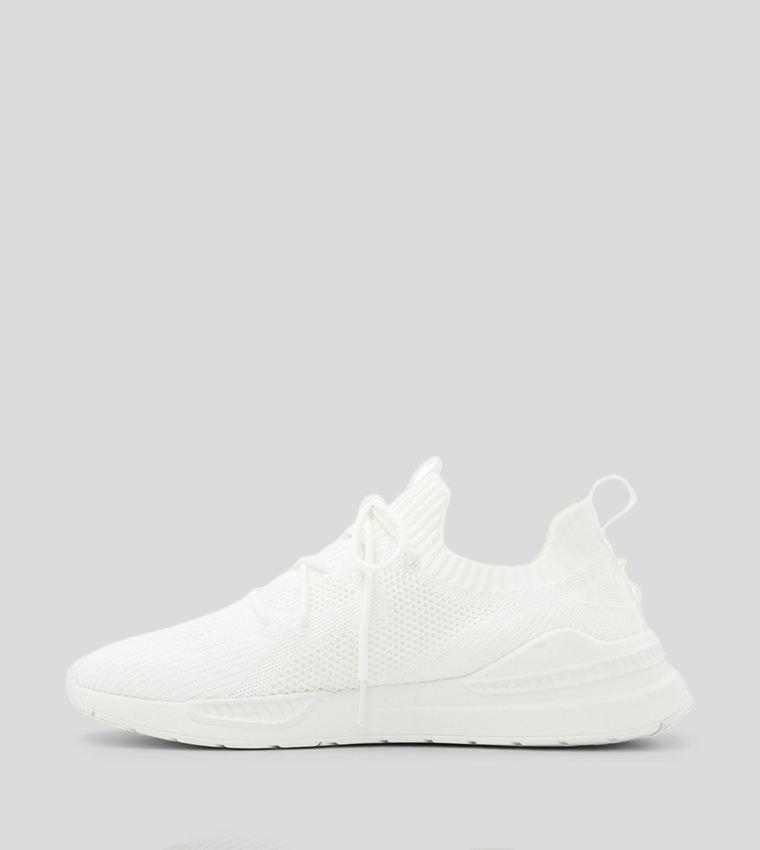 LANCER Knitted Lace Up Sneakers