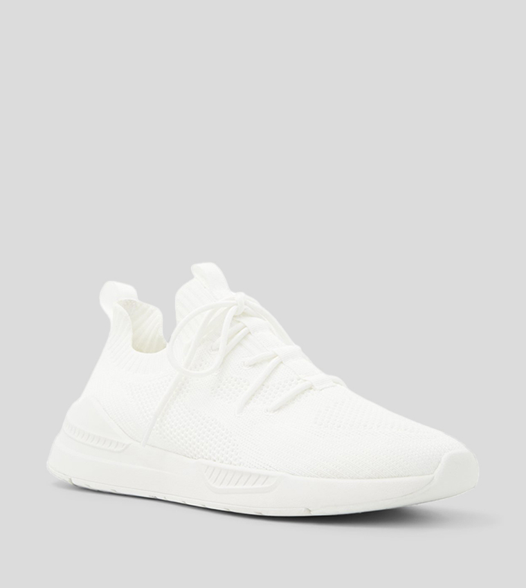 LANCER Knitted Lace Up Sneakers