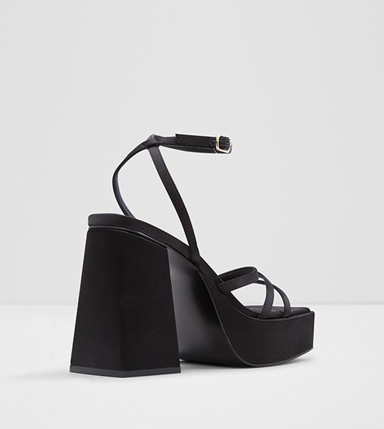 LANDABRIVER Square Toe Heeled Sandals