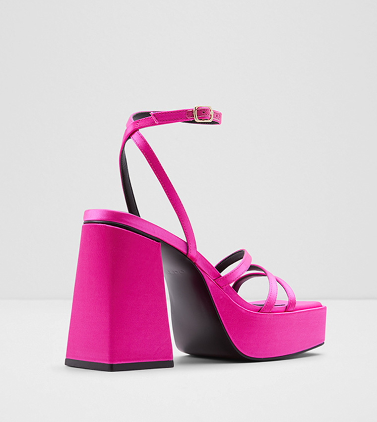 LANDABRIVER Square Toe Heeled Sandals