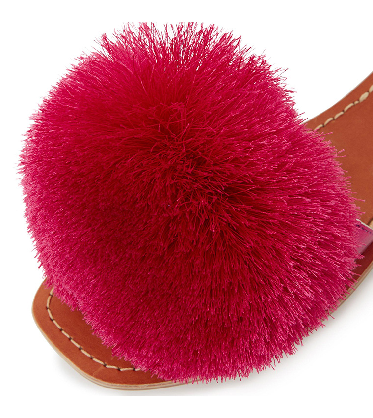 Dune pom pom discount sandals