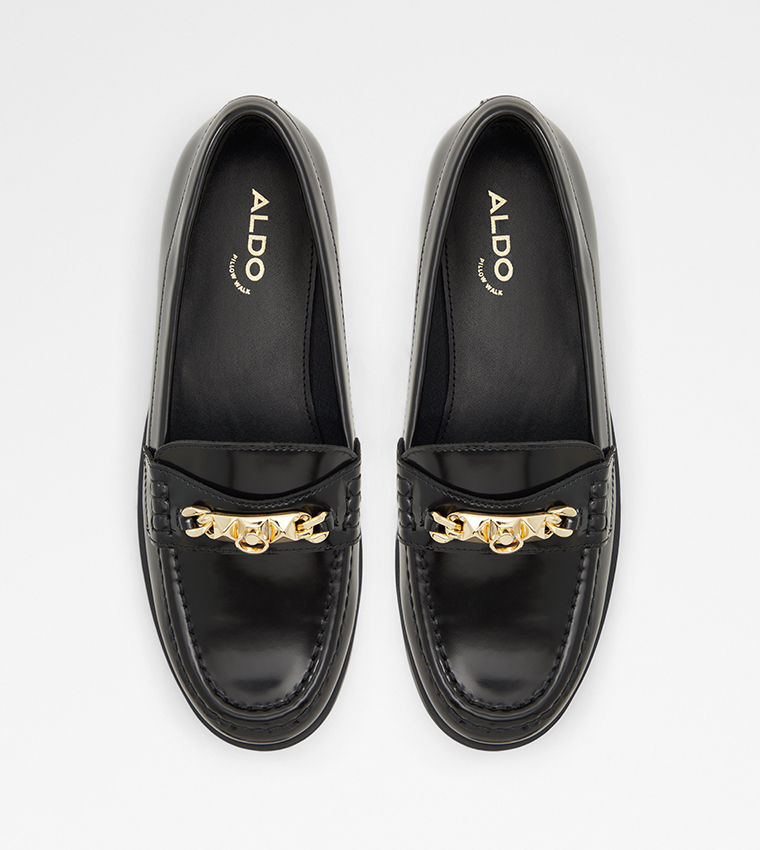 LAUREA Metal Accent Loafers