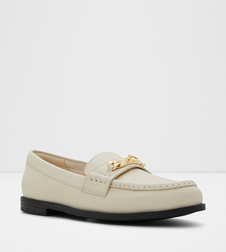 Aldo white loafers clearance