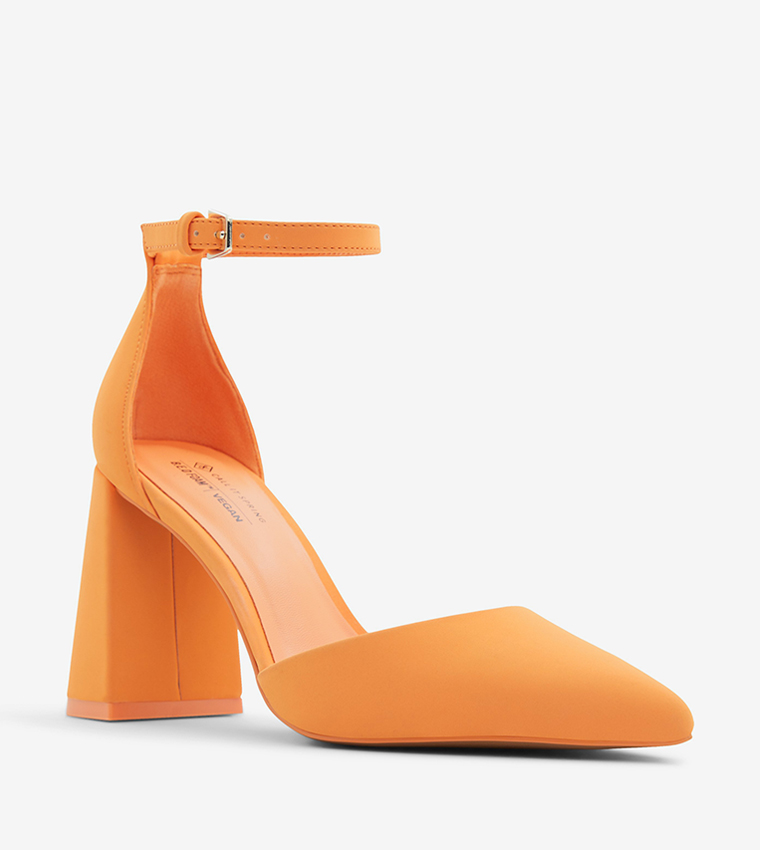 Orange on sale pumps shoes