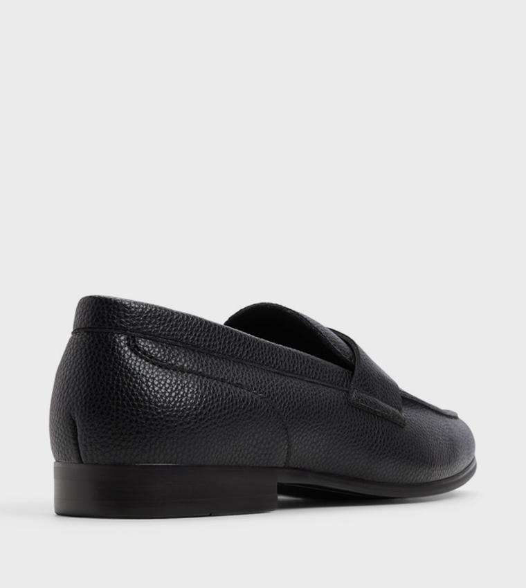 LAVENZA Textured Slip-On Formal Shoes