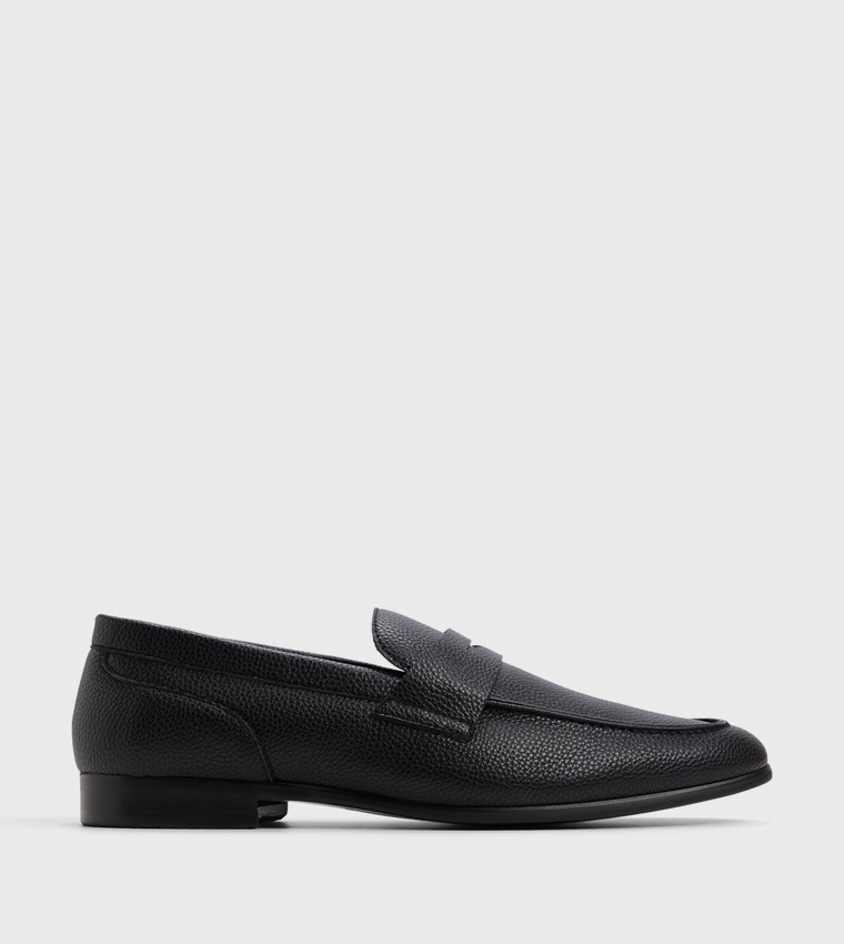 LAVENZA Textured Slip-On Formal Shoes