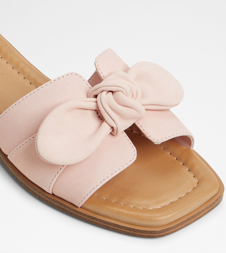 LAVINIA Bow Detail Flat Sandals