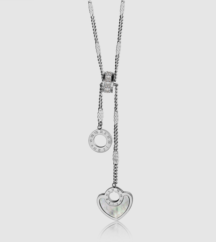 Stainless steel store necklace womens