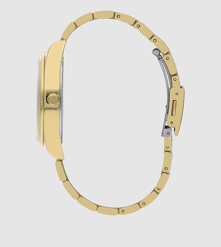 Silver Dial Analog Watch
