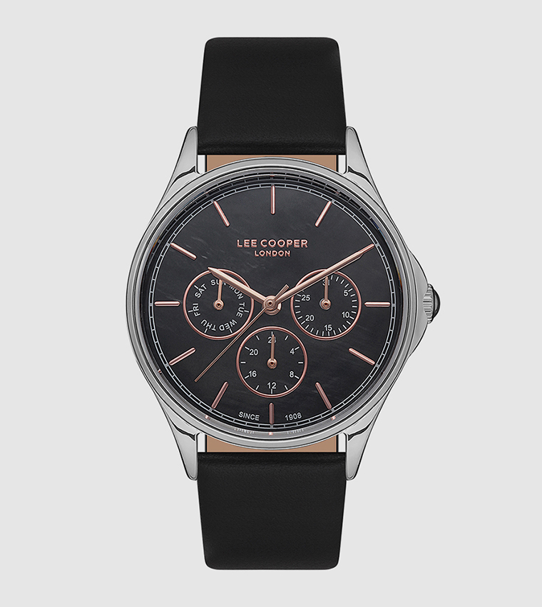 Multi Function Round Dial Watch
