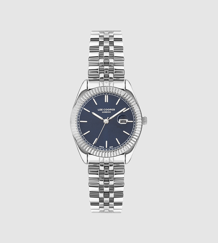 Dark Blue Dial Analog Watch