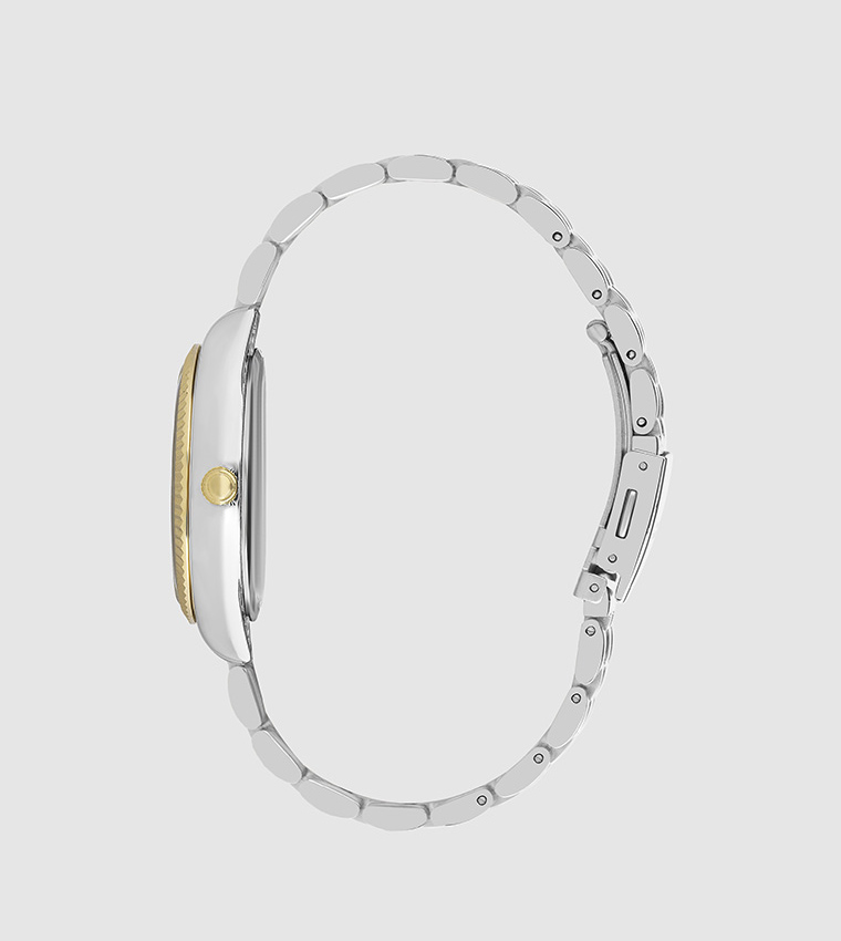 Multifunction Silver Dial Watch