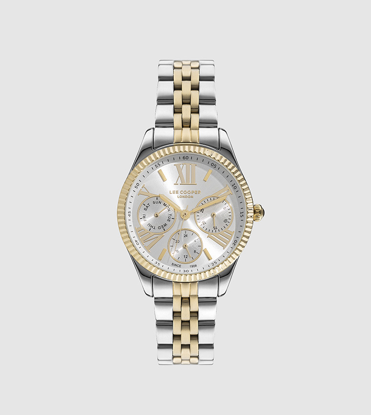 Multifunction Silver Dial Watch