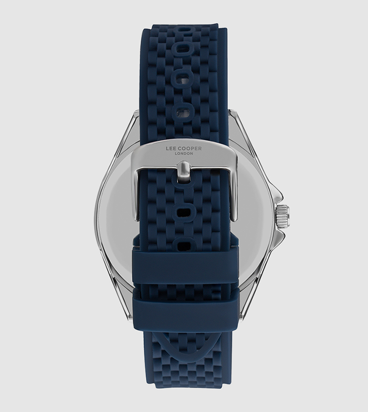 Analog Round Dark Blue Dial Watch
