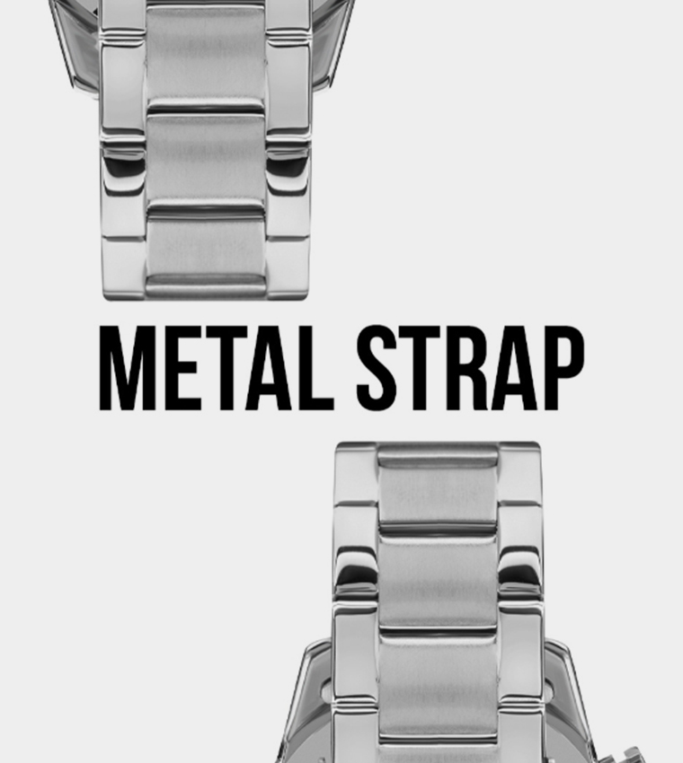 Stainless Steel Chronograph Watch