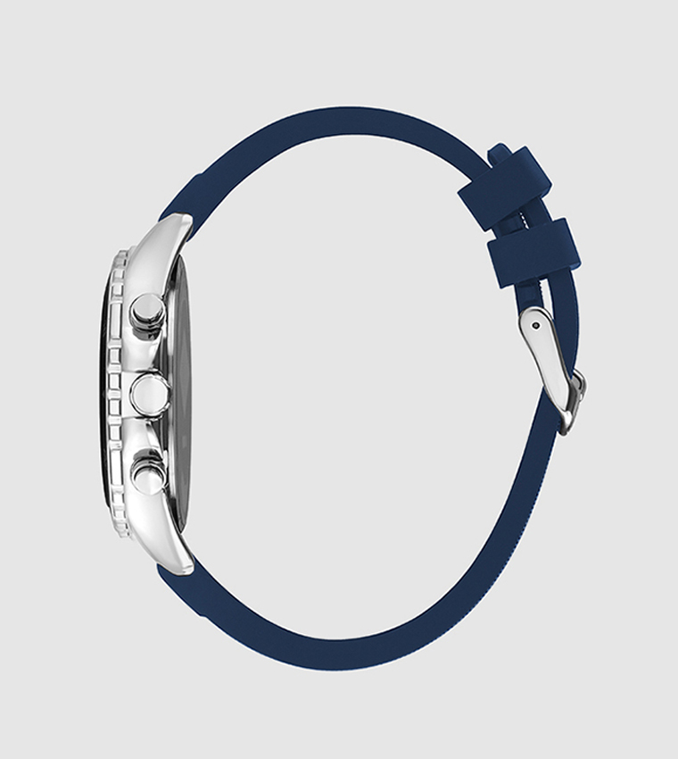 Multi-Functional Dark Blue Dial Analog Watch