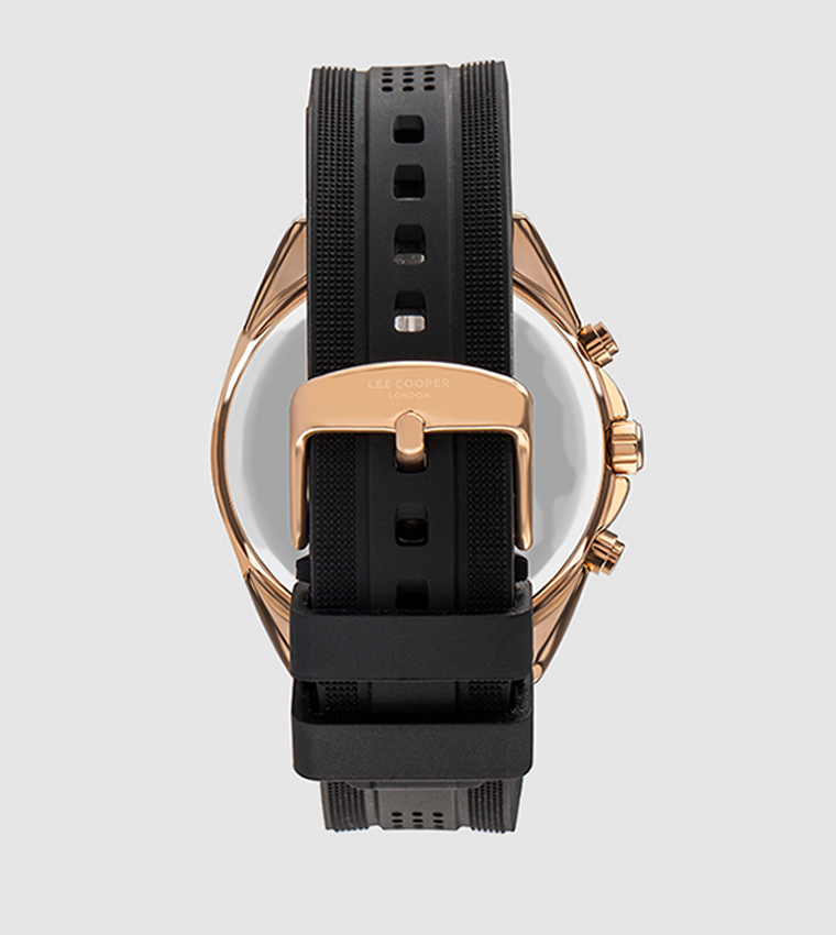 Multi-Functional Black Dial Analog Watch
