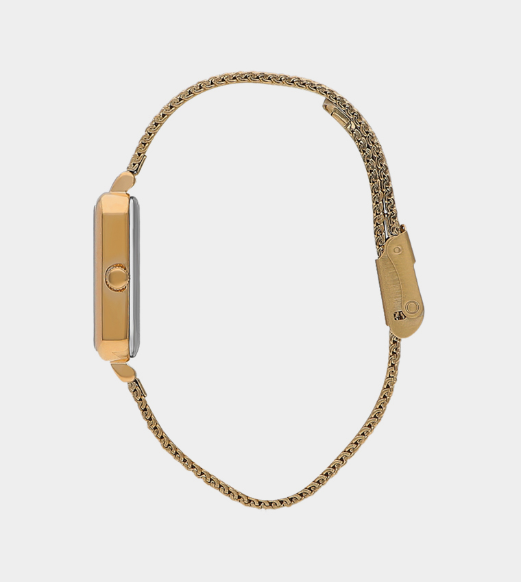 Mesh Strap MOP Dial Analog Watch