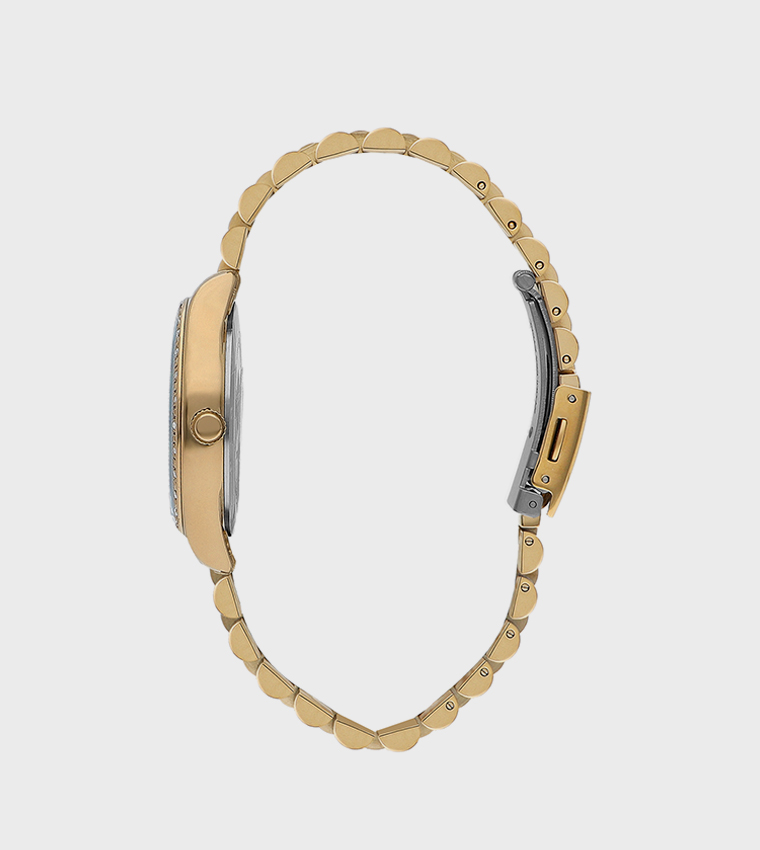 MOP Dial Analog Watch