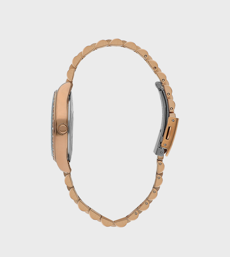 MOP Dial Analog Watch