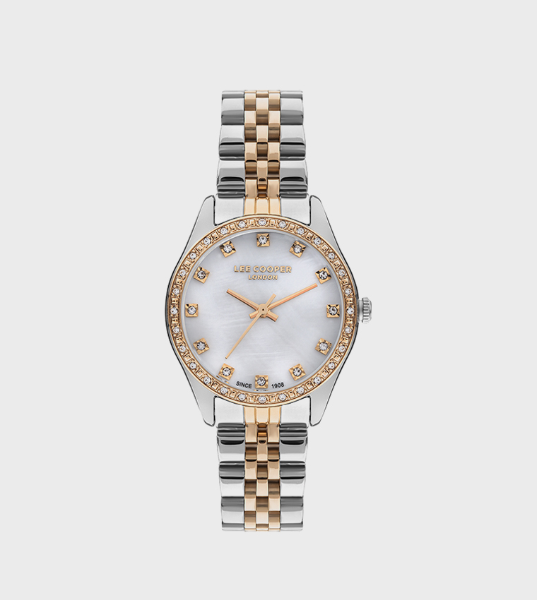 MOP Dial Analog Watch
